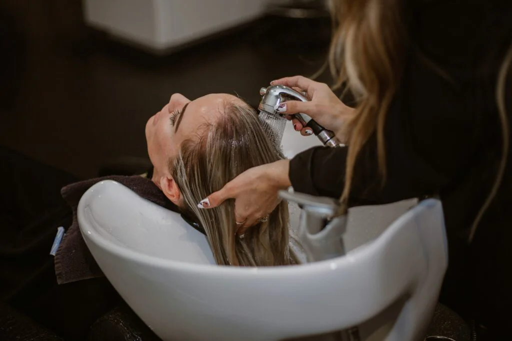 Washing hair